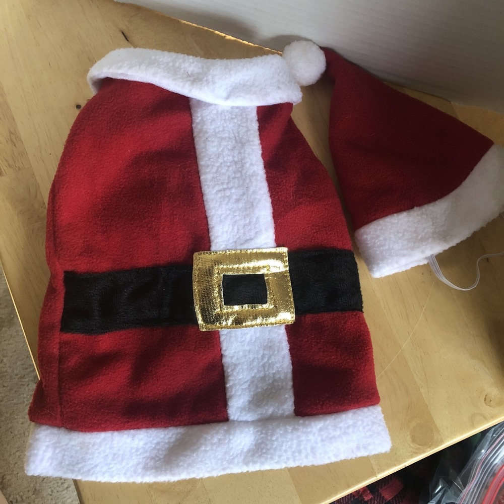Christmas dog clothing, Santa Clause Dog Costume